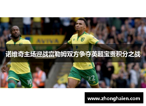 诺维奇主场迎战富勒姆双方争夺英超宝贵积分之战